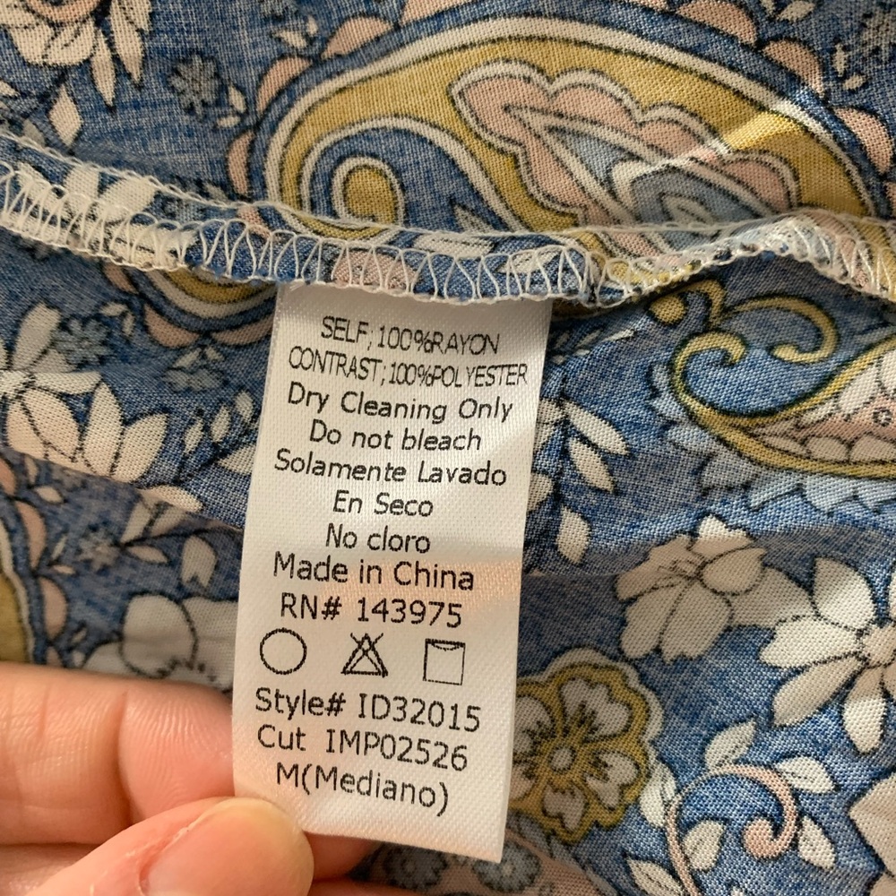Millibon Blue Floral Maxi Dress - Picture 12 of 16